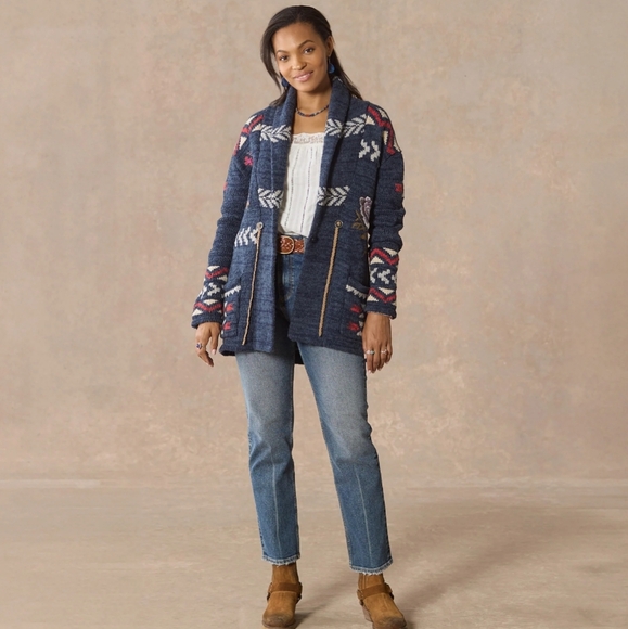 NWT Sundance Women's Katia Heritage Cardigan - Picture 2 of 5